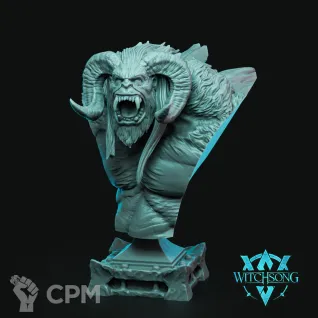 Описание картинки Bust - Dreadfrost Yeti от ADEPT M&P по цене 2 000руб | Свободный Рынок Миниатюр - СРМ