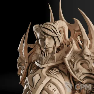Описание картинки Draenei Death Knight Фигурка (World of Warcraft) от GAS3TXD  по цене 4 600руб | Свободный Рынок Миниатюр - СРМ