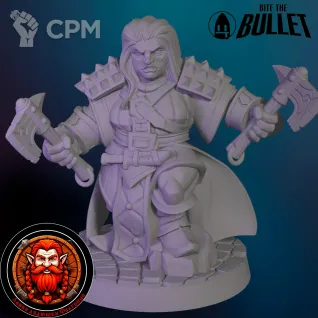 Описание картинки Дуэргар воин от Falgrim's_shop по цене 420руб | Свободный Рынок Миниатюр - СРМ