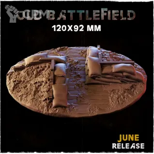 Описание картинки Военные базы 120х92мм (Old battlefield) 1 шт. от Print and play по цене 800руб | Свободный Рынок Миниатюр - СРМ