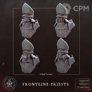 Описание картинки Frontline-Priests от Manufactorum76 по цене 200руб | Свободный Рынок Миниатюр - СРМ