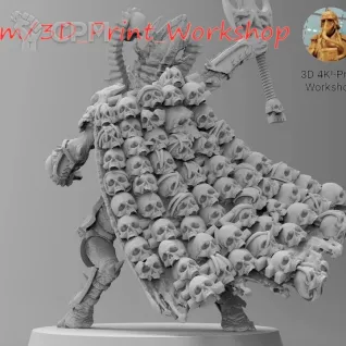 Описание картинки Skulltaker - Blades of Khorne от 3Д печать миниатюр по цене 567руб | Свободный Рынок Миниатюр - СРМ
