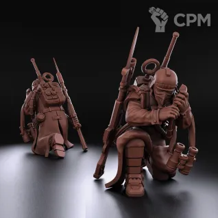 Описание картинки Kill Team: DKOK Spotter от 3Д печать миниатюр по цене 181руб | Свободный Рынок Миниатюр - СРМ