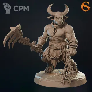 Описание картинки Bull Children от Manufactorum76 по цене 570руб | Свободный Рынок Миниатюр - СРМ