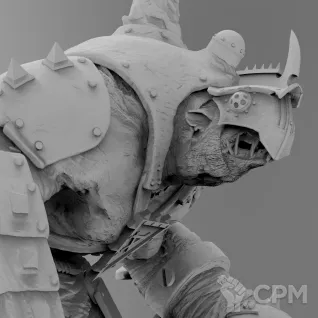 Описание картинки Armored Rat Ogres / Огрокрысы в броне от Zakat-3D по цене 600руб | Свободный Рынок Миниатюр - СРМ