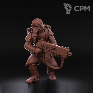 Описание картинки Kill Team: Death Korps of Krieg Veteran Guardsmen от 3Д печать миниатюр по цене 1 949руб | Свободный Рынок Миниатюр - СРМ