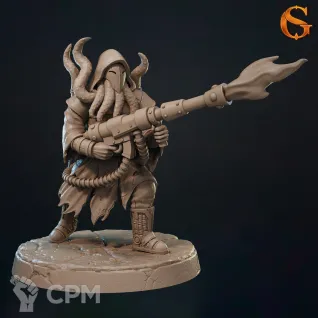 Описание картинки Starspawn Cleric от Manufactorum76 по цене 320руб | Свободный Рынок Миниатюр - СРМ