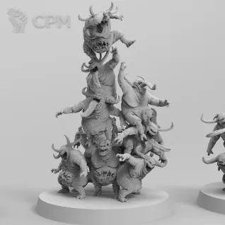 Описание картинки Nurglings (3шт) от Studio Cockatoo по цене 660руб | Свободный Рынок Миниатюр - СРМ