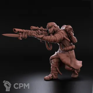 Описание картинки Kill Team: Death Korps of Krieg Veteran Guardsmen от 3Д печать миниатюр по цене 1 949руб | Свободный Рынок Миниатюр - СРМ