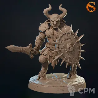 Описание картинки Bull Children от Manufactorum76 по цене 570руб | Свободный Рынок Миниатюр - СРМ