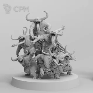 Описание картинки Nurglings (3шт) от Studio Cockatoo по цене 660руб | Свободный Рынок Миниатюр - СРМ