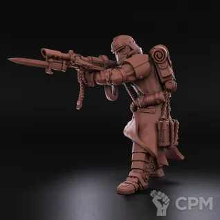Описание картинки Kill Team: Death Korps of Krieg Veteran Guardsmen от 3Д печать миниатюр по цене 1 949руб | Свободный Рынок Миниатюр - СРМ