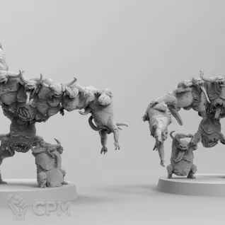Описание картинки Nurglings (3шт) от Studio Cockatoo по цене 660руб | Свободный Рынок Миниатюр - СРМ