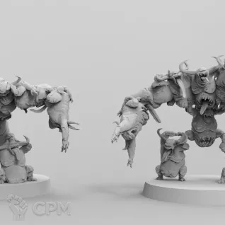 Описание картинки Nurglings (3шт) от Studio Cockatoo по цене 660руб | Свободный Рынок Миниатюр - СРМ