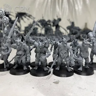 Описание картинки Plaguebearers от 3Д-Печка по цене 1 000руб | Свободный Рынок Миниатюр - СРМ