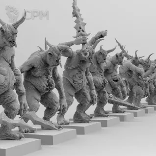 Описание картинки Plaguebearers от 3Д-Печка по цене 1 000руб | Свободный Рынок Миниатюр - СРМ