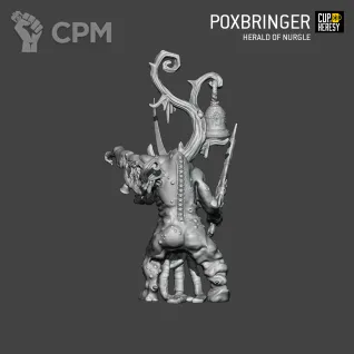 Описание картинки Poxbringer, Herald of Nurgle от Cup of Heresy по цене 285руб | Свободный Рынок Миниатюр - СРМ
