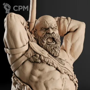 Описание картинки Kratos Фигурка (God of War) от GAS3TXD  по цене 4 400руб | Свободный Рынок Миниатюр - СРМ