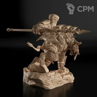 Описание картинки Cairne Bloodhoof Фигурка (World of Warcraft) от GAS3TXD  по цене 5 600руб | Свободный Рынок Миниатюр - СРМ