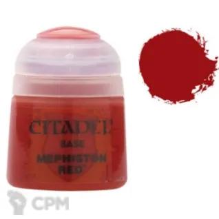Описание картинки Акриловая краска для базового слоя Citadel: Base: Mephiston Red 12мл. арт: 21-03 от SectorA13 по цене 66 666руб | Свободный Рынок Миниатюр - СРМ