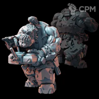 Описание картинки Орк и гоботы (6 персонажей) от Mind Mash print  по цене 1 290руб | Свободный Рынок Миниатюр - СРМ