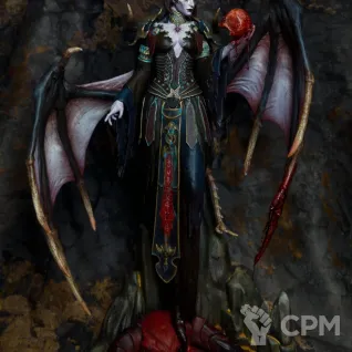 Описание картинки Lilith Mother of Sanctuary Diablo 4 от  по цене 70 000руб | Свободный Рынок Миниатюр - СРМ