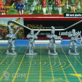 Описание картинки Warlord  Pike &amp; Shotte Shotte Landsknechts mis от Base 28 по цене 620руб | Свободный Рынок Миниатюр - СРМ