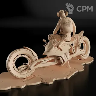 Описание картинки Throttle Фигурка (Biker Mice from Mars) от GAS3TXD  по цене 5 400руб | Свободный Рынок Миниатюр - СРМ