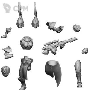 Описание картинки Praetorii Squad от WebWay 3D по цене 1 100руб | Свободный Рынок Миниатюр - СРМ