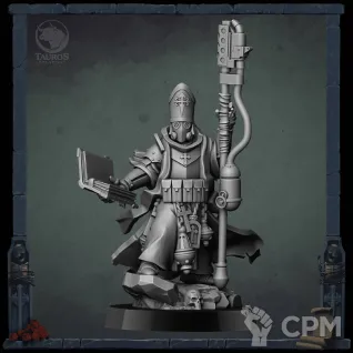 Описание картинки Prelado (Prophet Cleric Lieutenant Castigator) от Manufactorum76 по цене 200руб | Свободный Рынок Миниатюр - СРМ