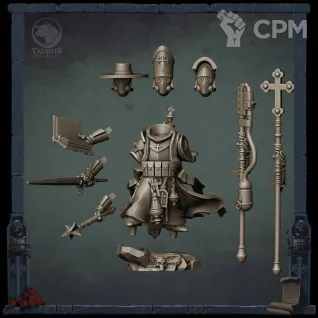 Описание картинки Prelado (Prophet Cleric Lieutenant Castigator) от Manufactorum76 по цене 200руб | Свободный Рынок Миниатюр - СРМ