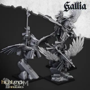Описание картинки Bretonnia Pegasus Knights от Knight of Light по цене 2 600руб | Свободный Рынок Миниатюр - СРМ