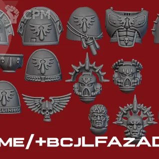 Описание картинки BLOOD ANGELS UPGRADE PACK OLD SCAN от VtorushinAdditiveTec по цене 250руб | Свободный Рынок Миниатюр - СРМ