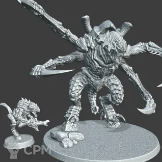 Описание картинки Screamer Killer от Templar Forge 3D по цене 1 800руб | Свободный Рынок Миниатюр - СРМ