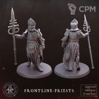 Описание картинки Frontline-Priests от Manufactorum76 по цене 200руб | Свободный Рынок Миниатюр - СРМ