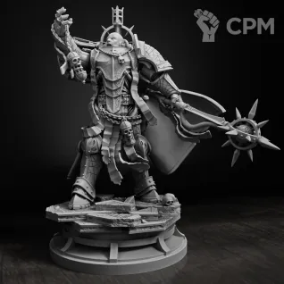 Описание картинки Lorgar, Primarch of the Word Bearers Legion от 3D Print Workshop по цене 809руб | Свободный Рынок Миниатюр - СРМ
