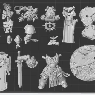 Описание картинки Primaris Captain (Indomitus) от White Rhino по цене 499руб | Свободный Рынок Миниатюр - СРМ