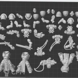 Описание картинки Primaris Sternguard Veteran Squad от White Rhino по цене 799руб | Свободный Рынок Миниатюр - СРМ