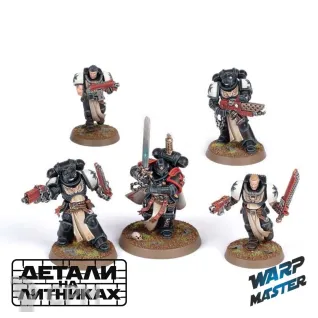 Описание картинки Primaris Crusader Squad (5 Models) от WARP Master по цене 1 890руб | Свободный Рынок Миниатюр - СРМ