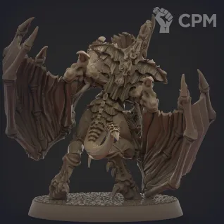 Описание картинки Winged Tyranid Prime от Templar Forge 3D по цене 700руб | Свободный Рынок Миниатюр - СРМ