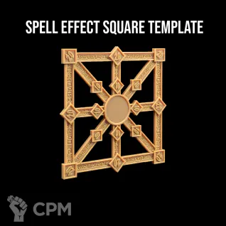 Описание картинки Spell square от Орки с наГорки по цене 400руб | Свободный Рынок Миниатюр - СРМ