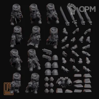 Описание картинки JUMP PACK INTERCESSORS 5 шт печатные от Koda WorkShop по цене 1 200руб | Свободный Рынок Миниатюр - СРМ