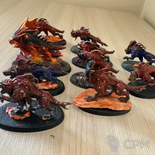 Описание картинки Karanak + flesh hounds от jasker по цене 6 000руб | Свободный Рынок Миниатюр - СРМ