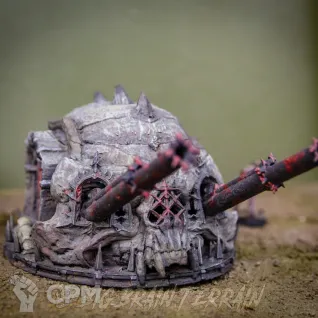 Описание картинки Черепо-бункер ✠ Силы Ада ✠ TRENCH CRUSADE от Big Brain Terrain по цене 1 850руб | Свободный Рынок Миниатюр - СРМ