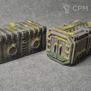 Описание картинки Набор из двух контейнеров №2 от Reyra's workshop по цене 3 100руб | Свободный Рынок Миниатюр - СРМ