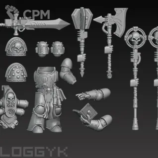 Описание картинки Legion Psyker от Хижина Мопса по цене 450руб | Свободный Рынок Миниатюр - СРМ