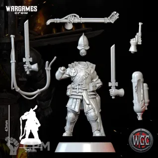 Описание картинки Purgation Troopers x5 от PocketSized Prints по цене 1 000руб | Свободный Рынок Миниатюр - СРМ