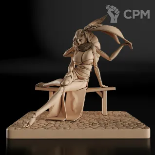 Описание картинки Moth Girl Фигурка от GAS3TXD  по цене 4 200руб | Свободный Рынок Миниатюр - СРМ