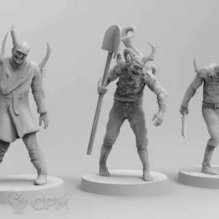 Описание картинки Poxwalkers от Zakat-3D по цене 100руб | Свободный Рынок Миниатюр - СРМ