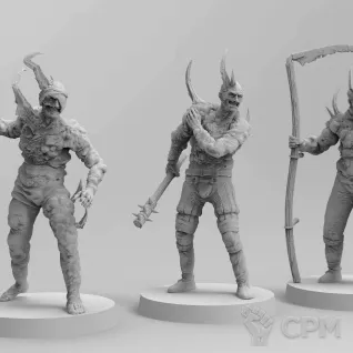 Описание картинки Poxwalkers от Zakat-3D по цене 100руб | Свободный Рынок Миниатюр - СРМ